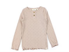 Lil Atelier rose dust floral top